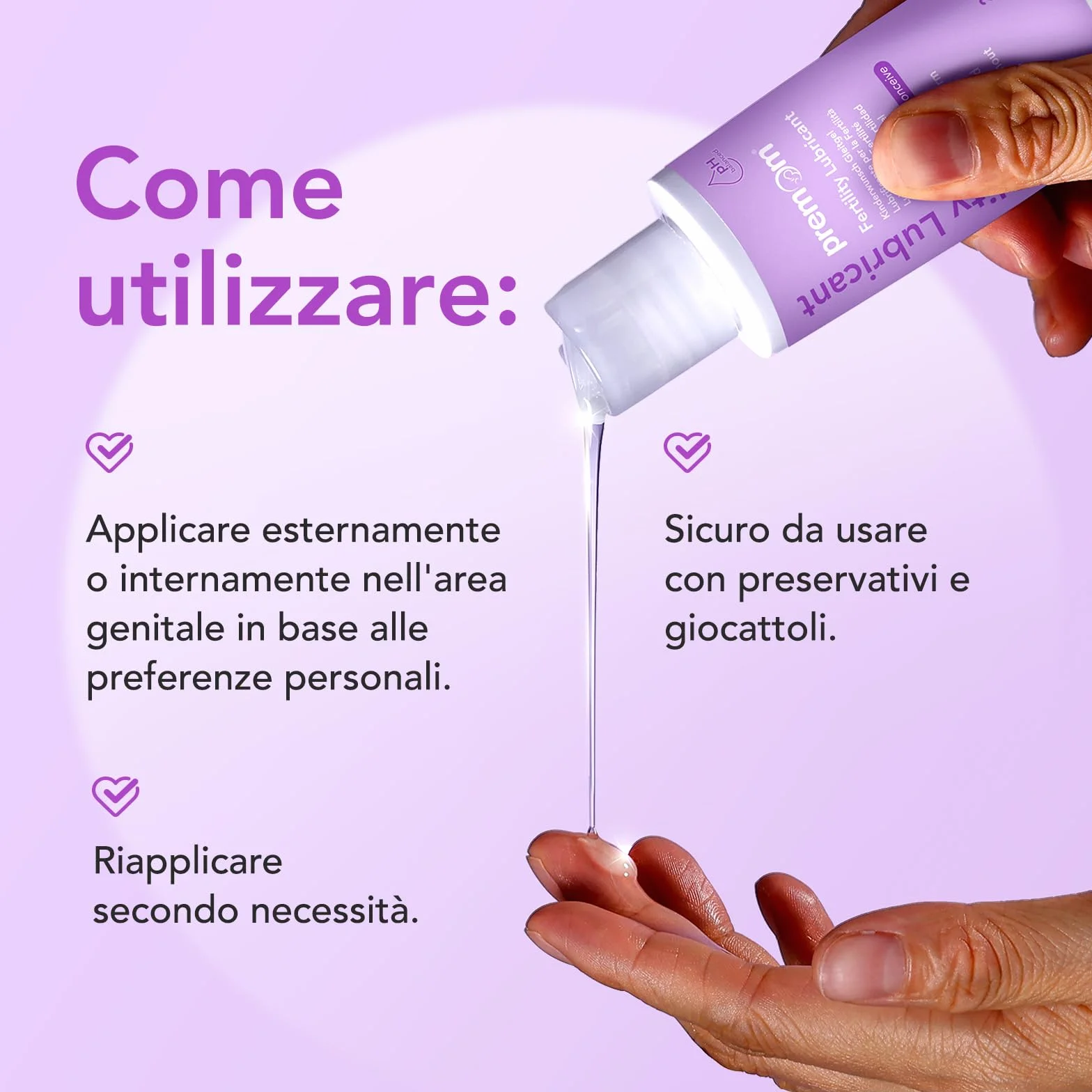 Premom Lubrificante per la Fertilità - 60ml | Facile da Portare
