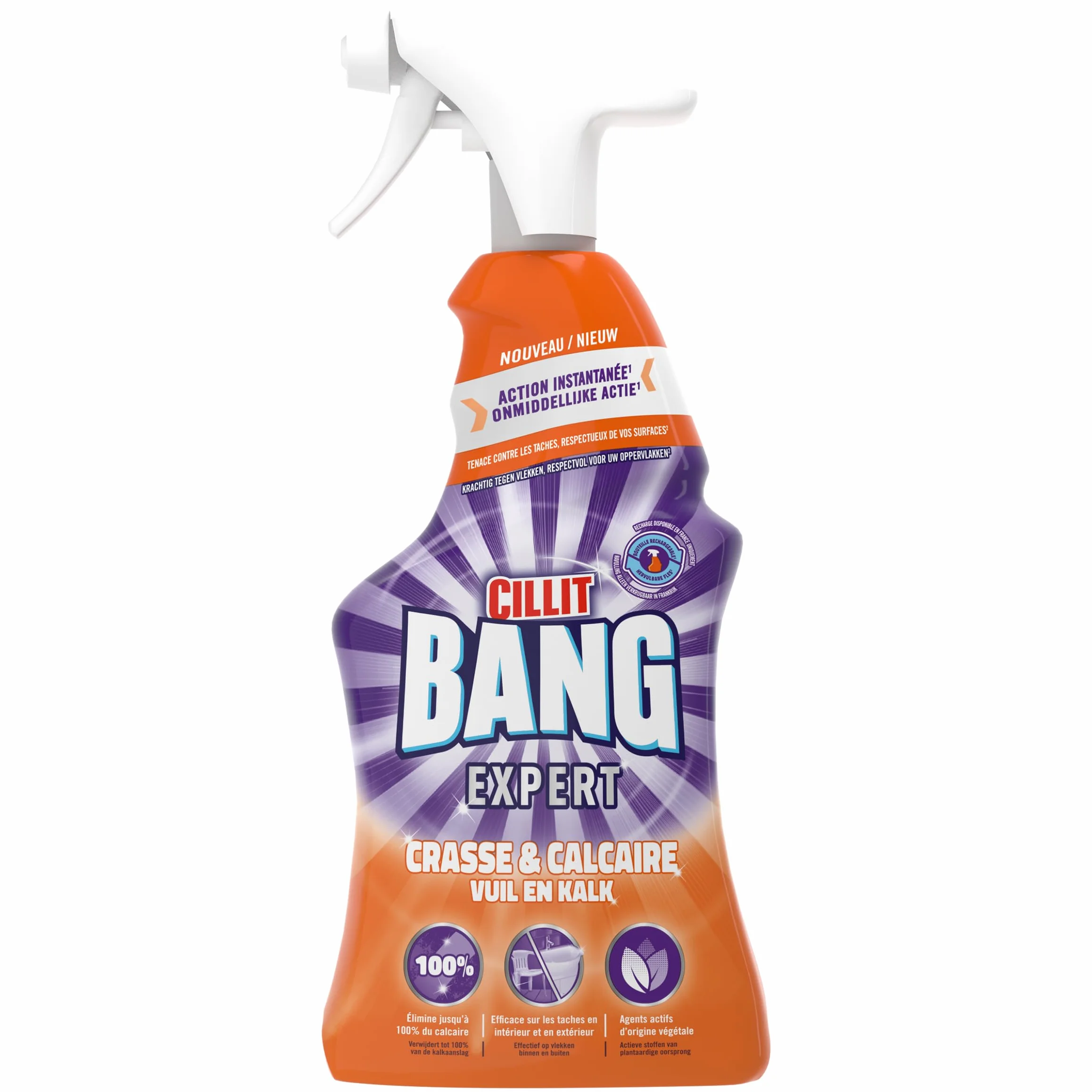Cillit Bang Potenza Cleaner Calce e sporcizia, confezione da (3 X 750 ML)