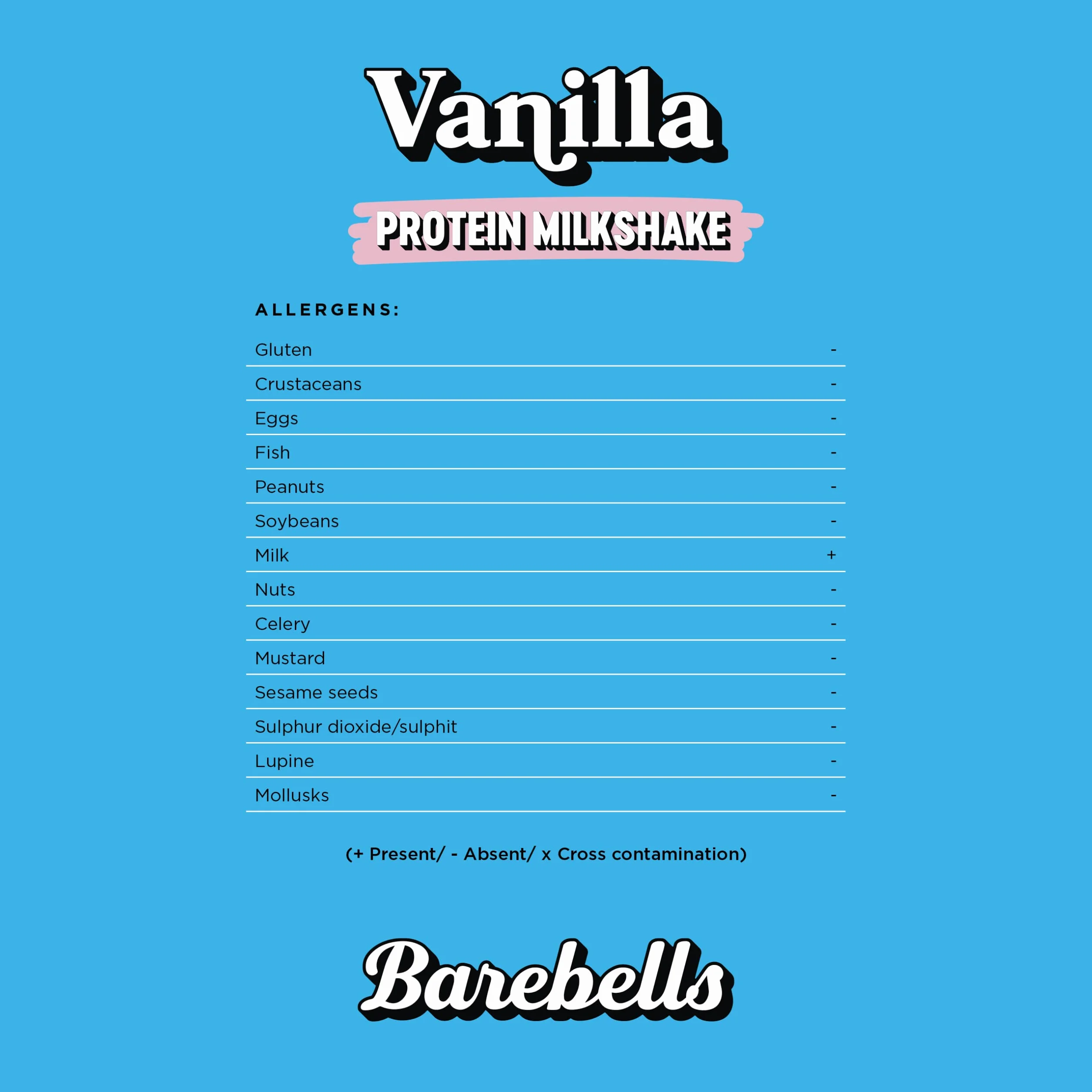 Barebells Protein Milkshakes Vanilla 8x330ml