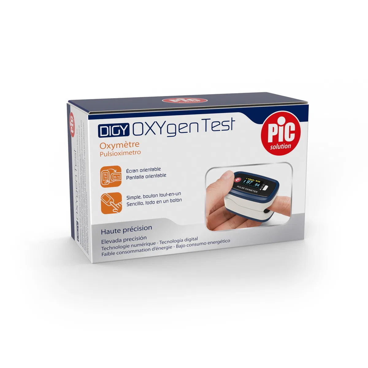 Pic Solution Saturimetro Digy Oxy Gen Test