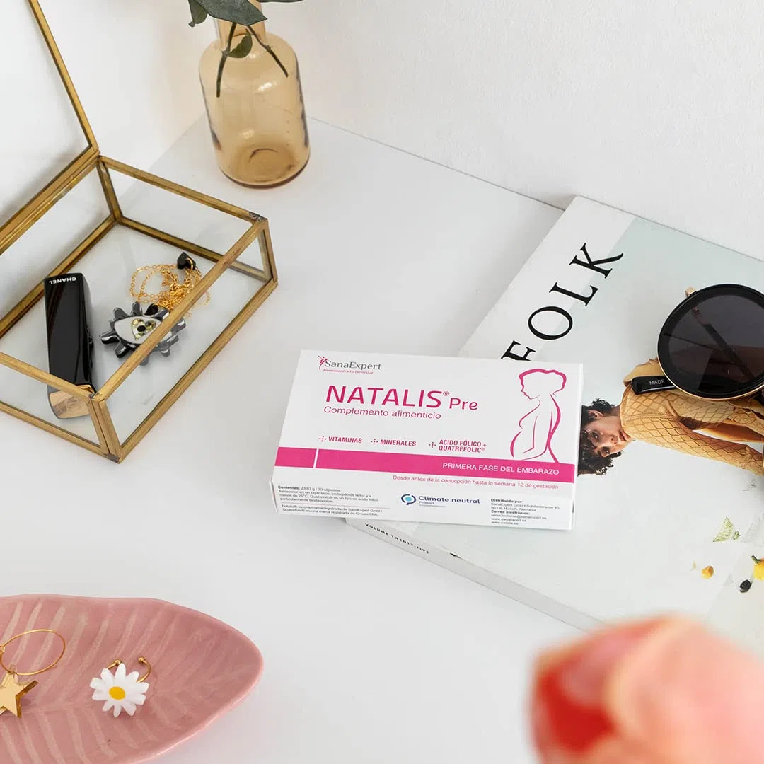 Natalis Pre Pack 3, Integratore Gravidanza Per La Fertilità Precoce Con Acido Folico, Quatrefolic, Ferro E Vitamine Donne, 30 Capsule (ogni confezione) - SanaExpert