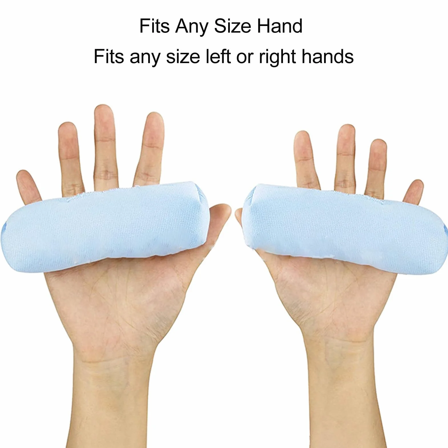 2 Pezzi Palm Protectors, Mano Contracture Ortesi, Palm dito splitter, Soft Palm Cuscini per Finger contratture prevenzione, Fit mano destra o sinistra, Cuscinetto separatore per dita