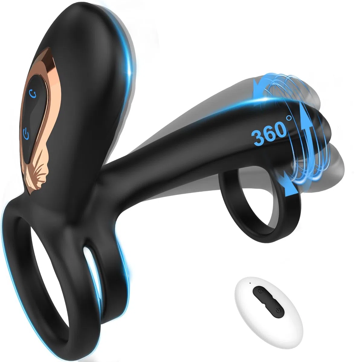 Anello Vibrante per Lei e Lui, Stimolatore per Clitoride, Vibratoreper Uomo Professionale Anello Pene Lui,Vibratore Anello per Pene da Uomo,Sexytoysys Coppia Sex Toys Sessuali per Uomini Donna Sex Toy