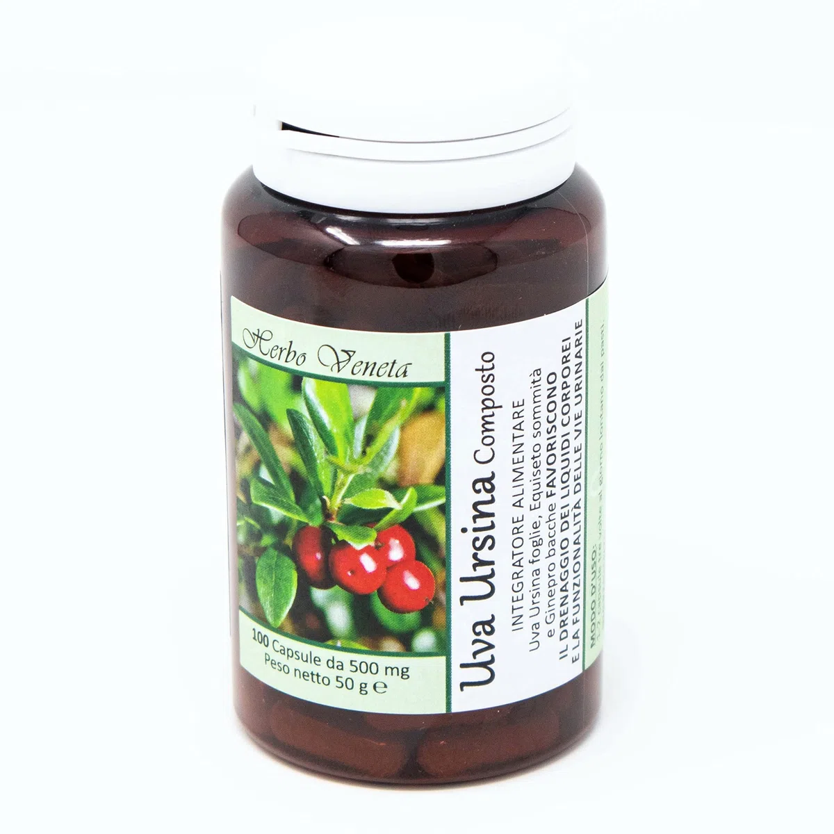 Herbo Veneta Uva Ursina Composto - 100 Capsule da 500 mg