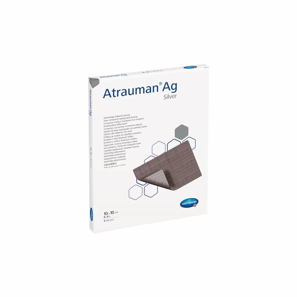 ATRAUMAN AG unguento di garza 10 x 10 cm 10 pezzi