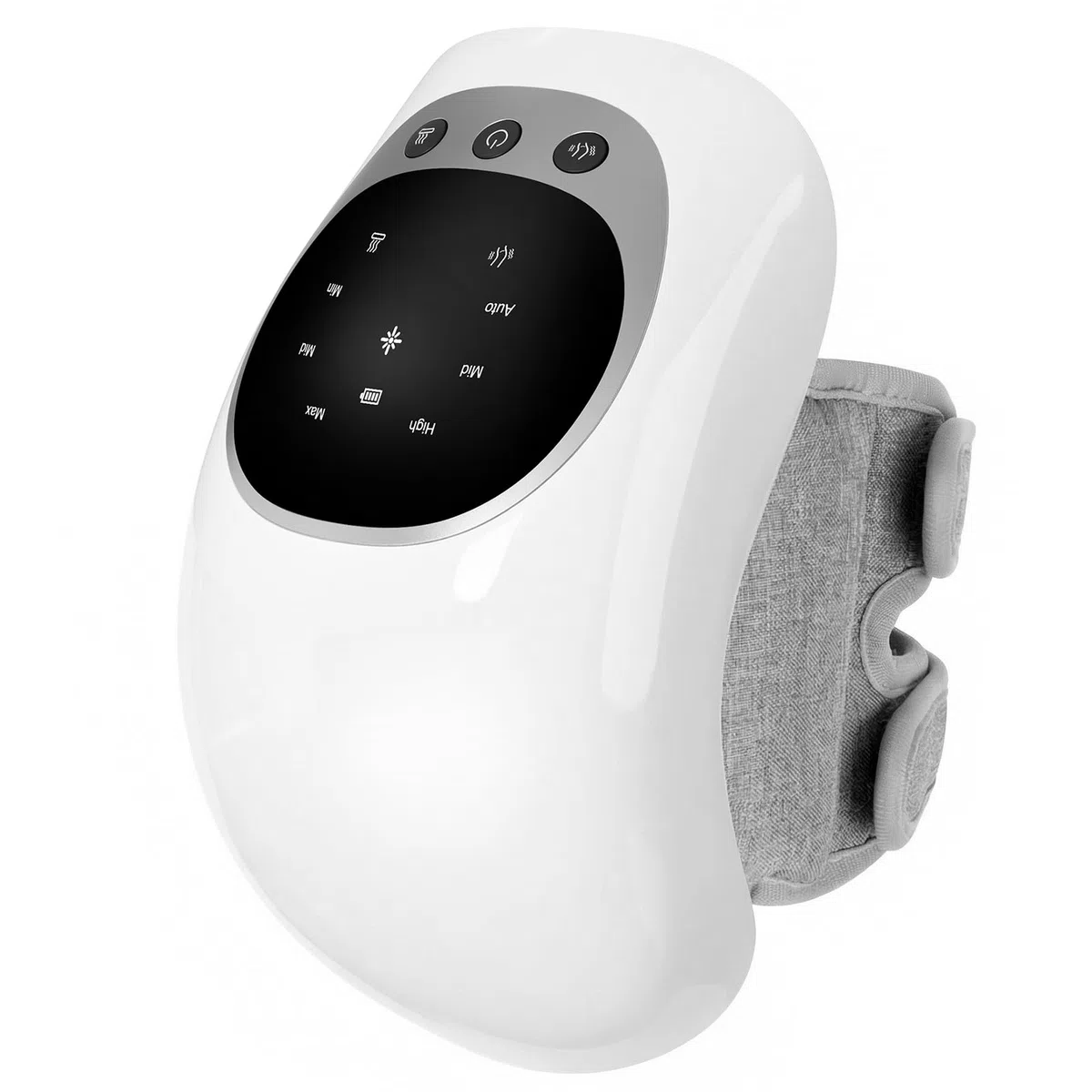 Cozion massaggiatore riscaldante ginocchio Senza Fili, Magnetoterapia ginocchio con LCD display, temperatura e in-frarossi vibrazioni regolabili — ideale per il benessere quotidiano del ginocchio