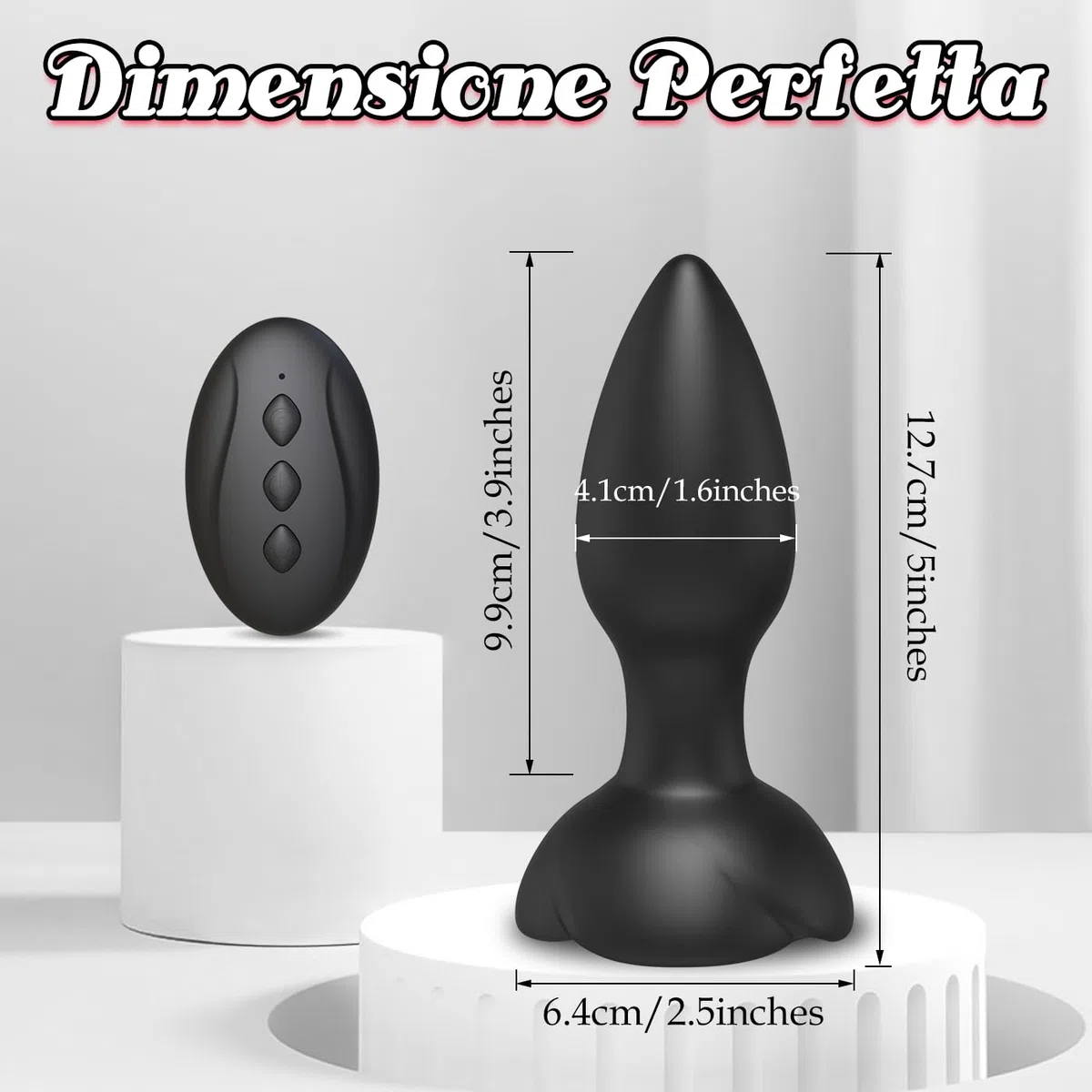 Vibratore Anale Sex Toys per Donna - Anal Plug Vibratoreper Donna Telecomando con 10 Modalità Potenti Vibratoreper Uomo Plug Anale Sex Toysper per Uomini Vibratori Anali Massaggiatore Prostatico Uomo