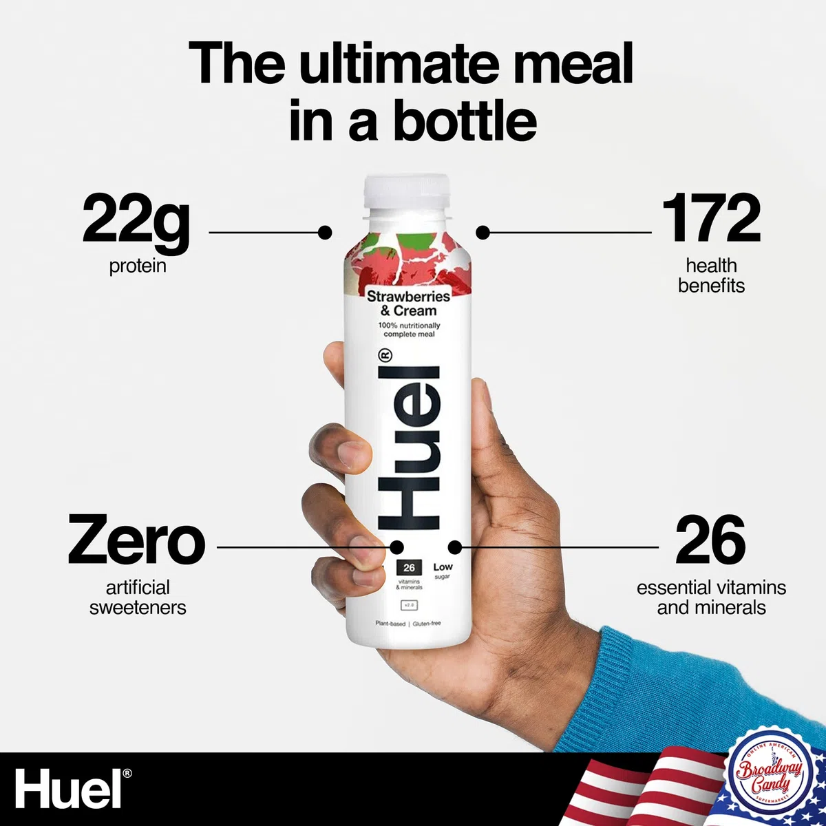 Huel - Confezione assortita pronta da bere, 8 pezzi