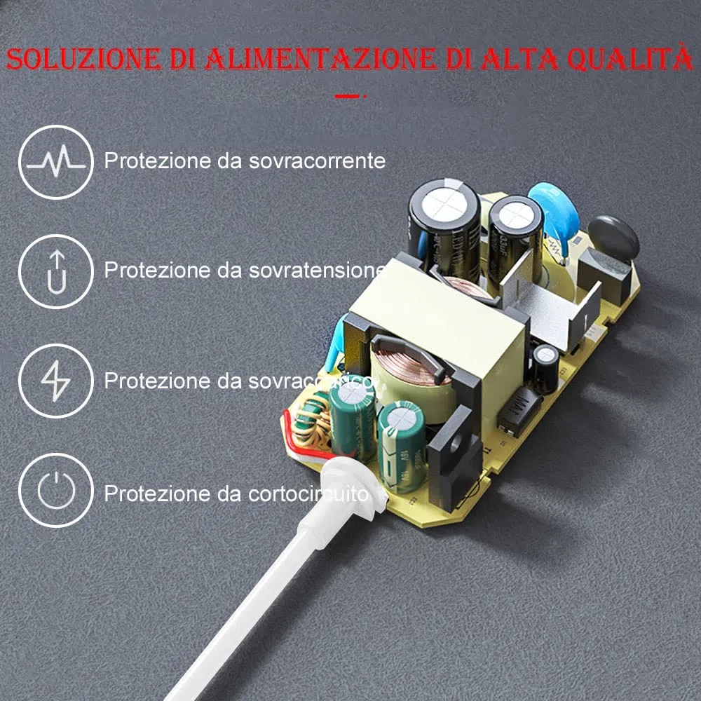 MEROM Caricatore Rasoio Cavo di Alimentatore Ricambio 12V 0.4A per Braun Silkèpil Serie épil 9 Flex épil 9 épil 5 épil 7 5376 7781 Caricabatterie Caricabatteria