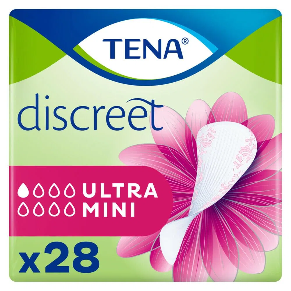 TENA Discreet Ultra Mini, Confezioni Da 28 Assorbenti, 10 Unità