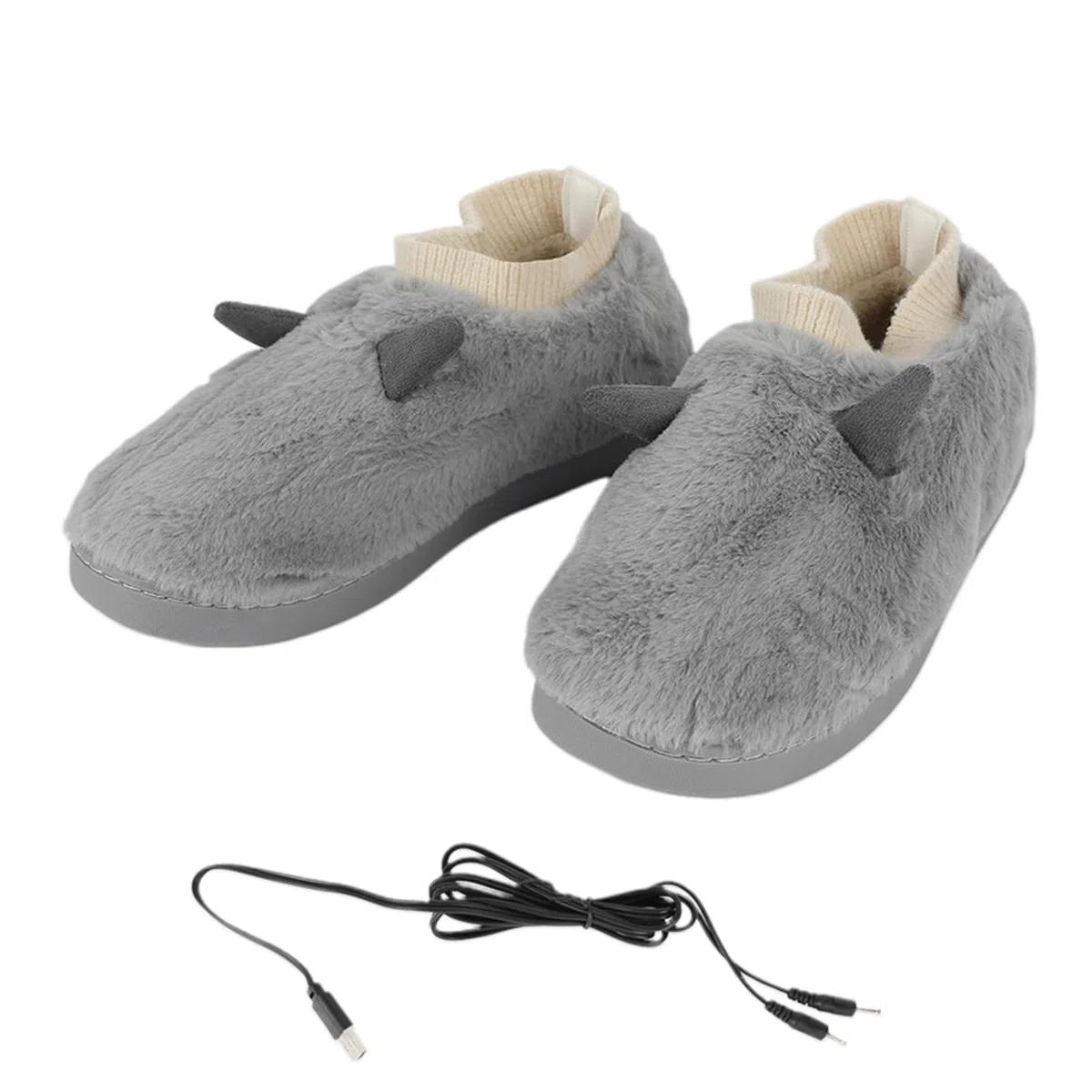 Maciun Pantofole Riscaldanti Elettriche, Scaldapiedi Elettrico Riscaldante - Scaldapiedi Elettrico, Scarpe Riscaldanti, Pantofole a Microonde, Scaldapiedi per Alleviare la Rigidità dei
