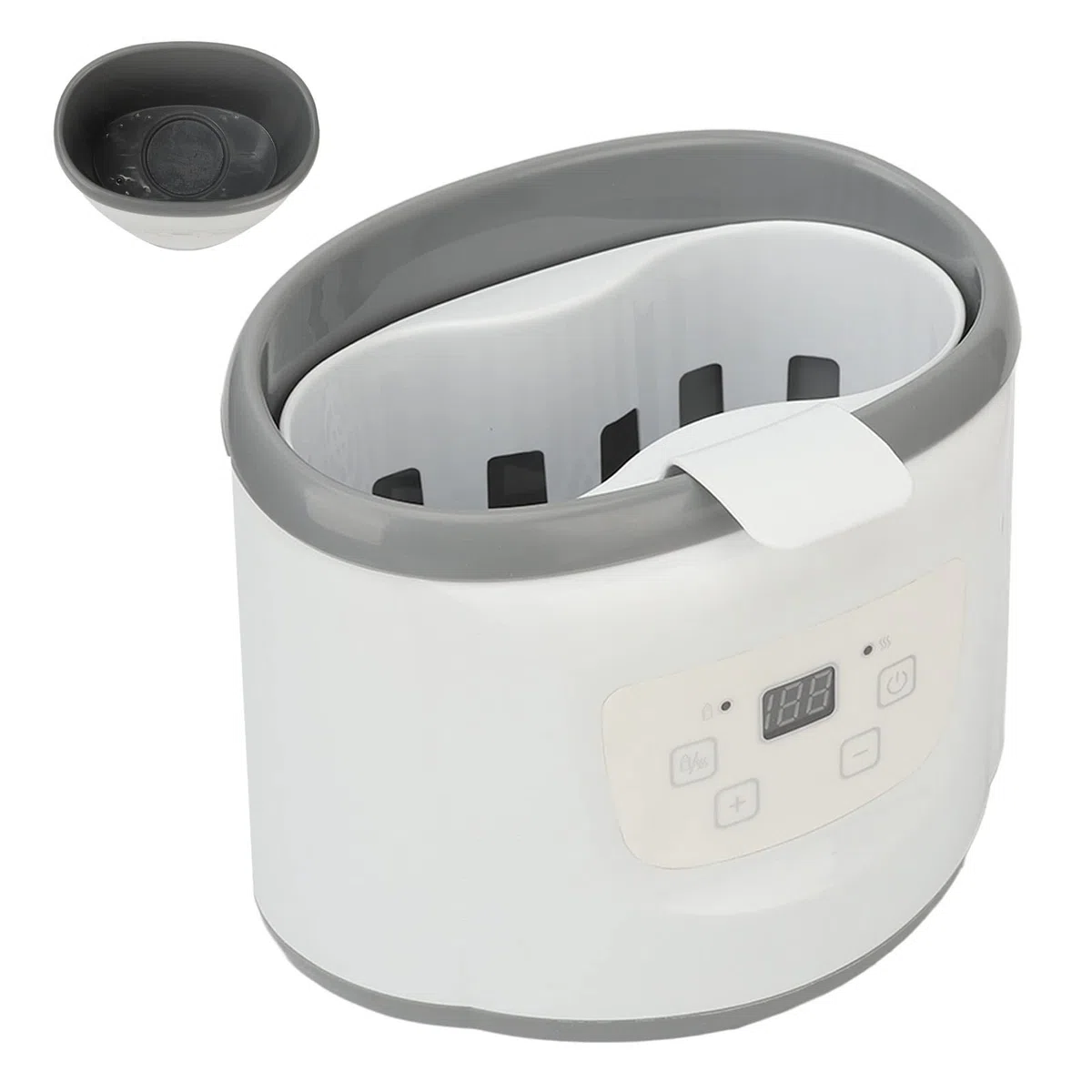 Scaldaolio Massaggio 4 in 1, Riscaldatore per Lozione per la Casa per il Riscaldamento dei Massaggi della SPA del Salone, Riscaldatore per Lozione per la Crema per il Corpo, (Spina UE 220V)