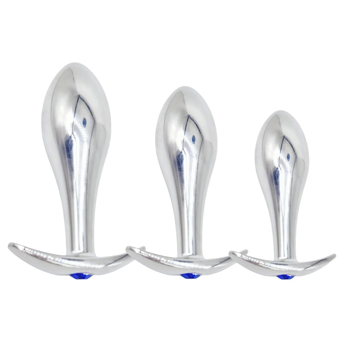 Plug Anale Metallo Jeweled Butt Plug Acciaio Inox, Plug Anali Dildo Masturbazione Sex Toys Massaggio Prostata Plug Dilatatore Anale per Donne e Uomini