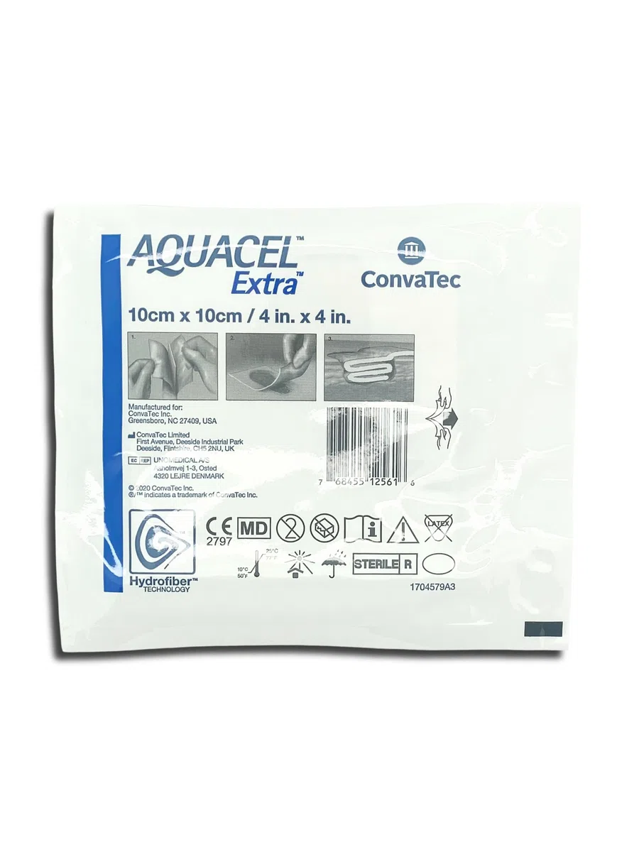 Aquacel 420672 bendaggi extra, 10 cm x 10 cm (confezione da 10)