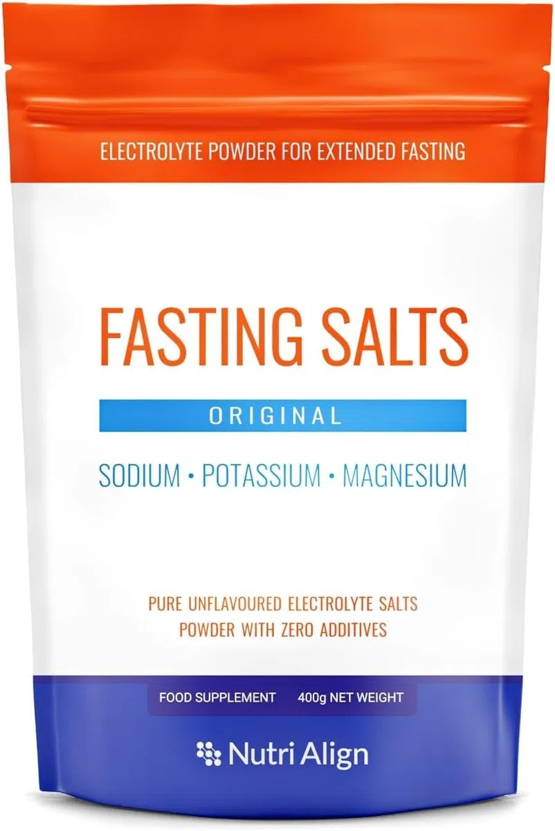 Nutri-Align Sali Elettrolitici Digiuno in Polvere | 400 g Elettroliti di Sodio, Potassio e Magnesio | Elettroliti Puri e non Aromatizzati | Senza Zucchero e Senza Riempitivi | Prodotto nel Regno Unito