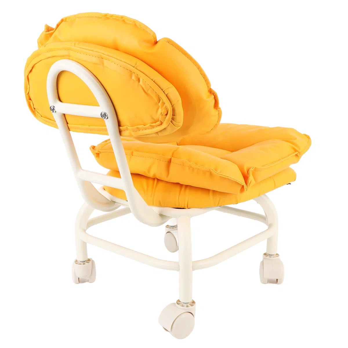 Taburete con Rus PU impermeabile Que Abse los pes Rus Giratorias 360 ​​​​Grados Silla con Giratoria con Rodamientos Dobles Taburete Trabajo con Resp ómico para