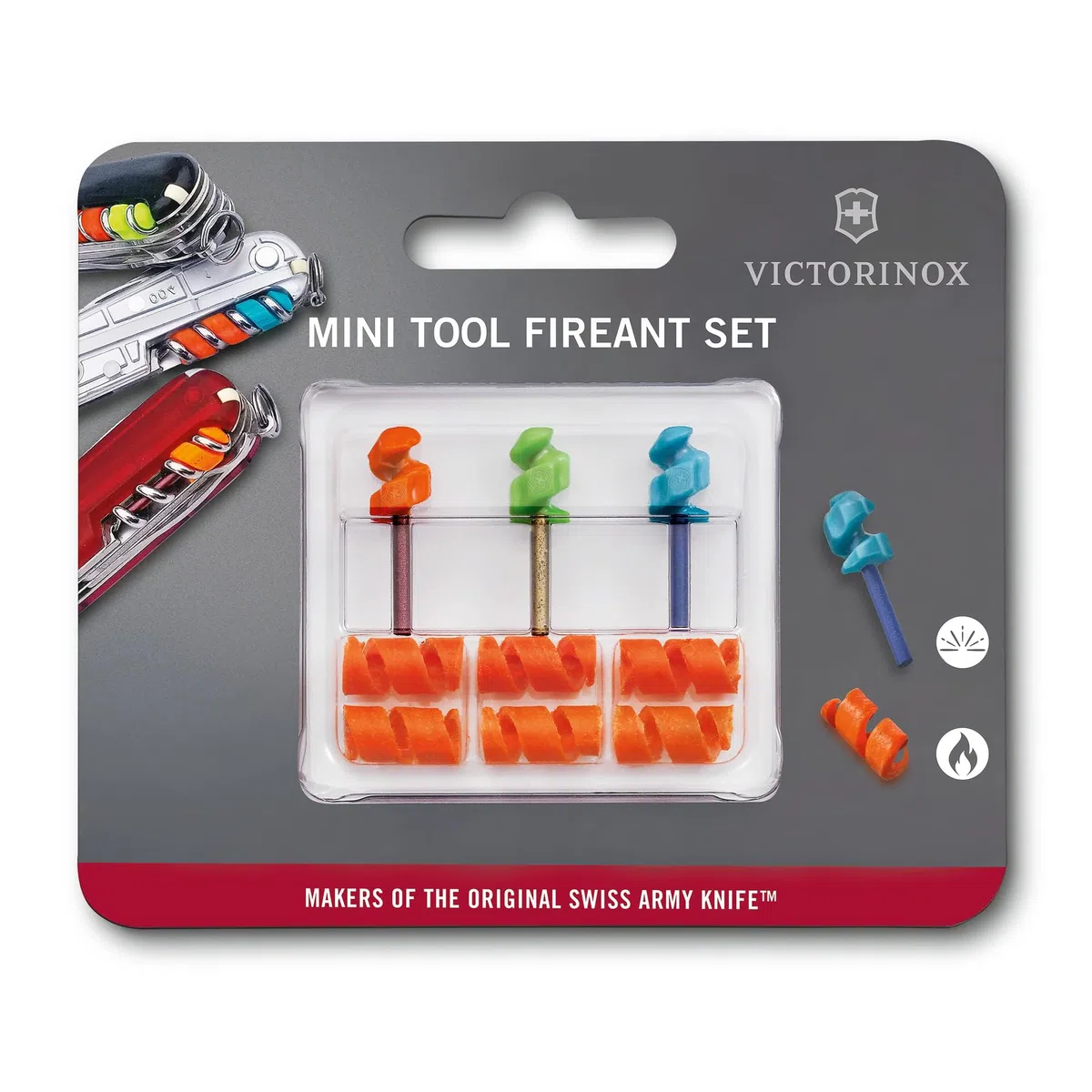 Victorinox Mini Tool FireAnt Set, Accessori per Multiuso, Made in Switzerland, Set per accendere il fuoco all’aperto