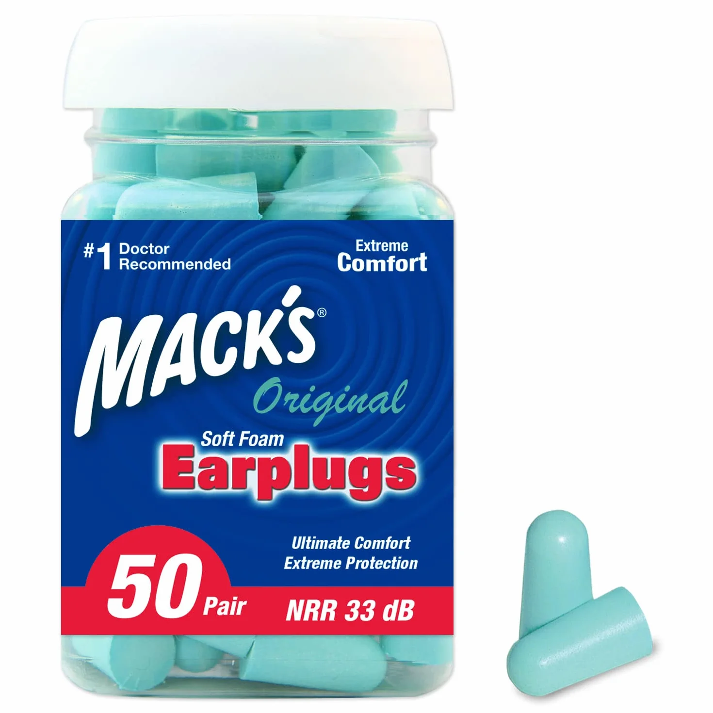Mack Tappi per orecchie in morbida schiuma