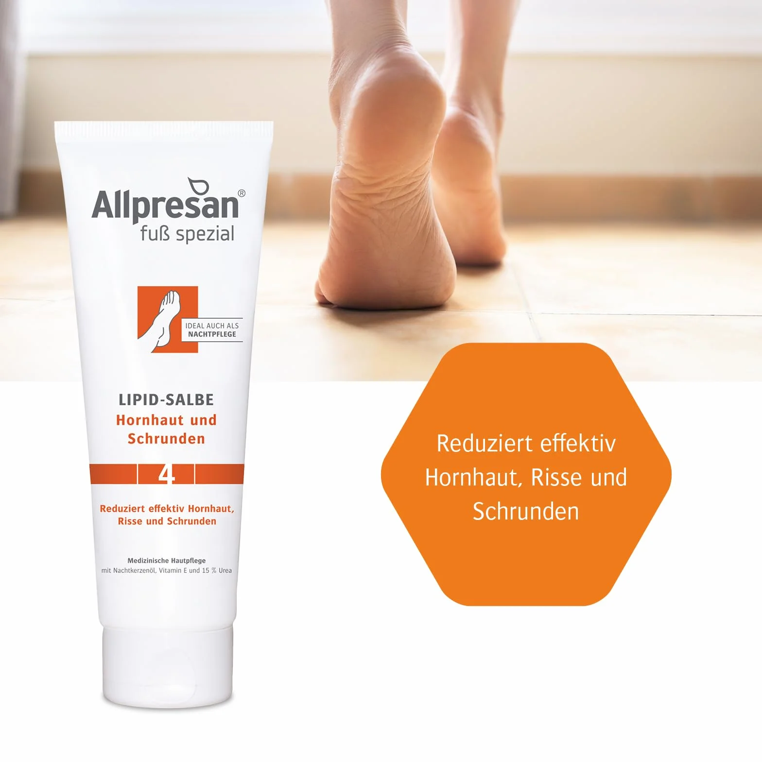 Allpresan Piede speciale n. 4 unguento lipidico contro calli e ciccioli - unguento per la cura quotidiana dei piedi cheratinizzati - 125 ml (3)
