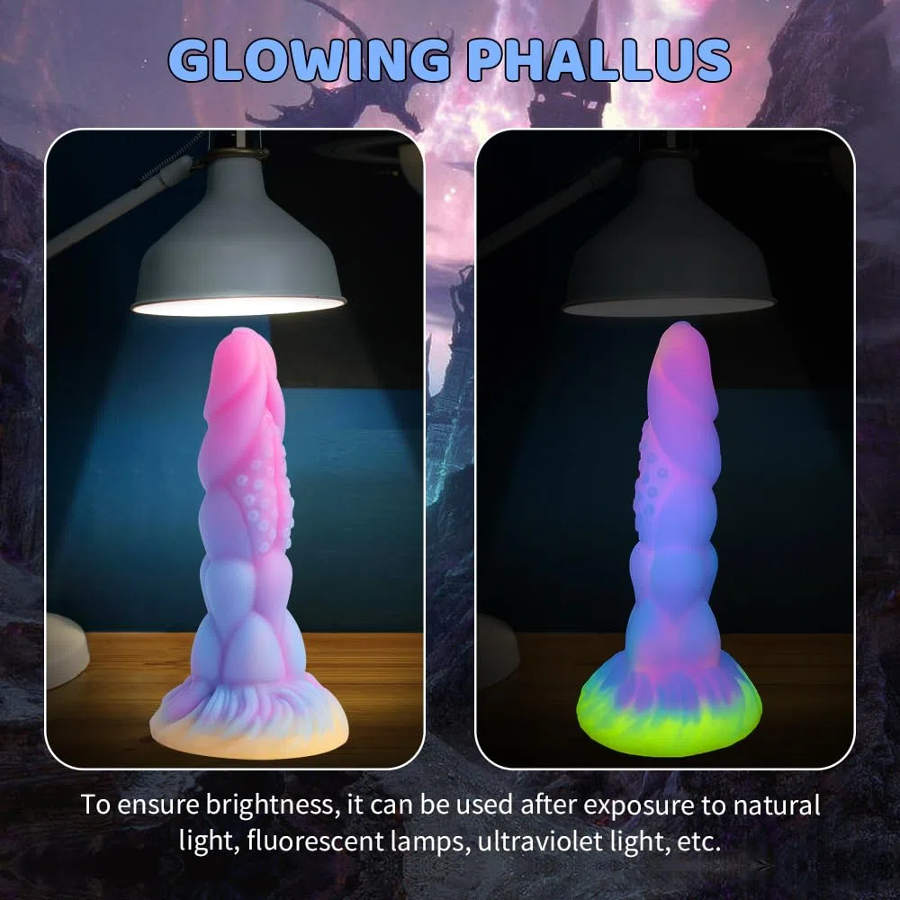 Fantasy Tentacolo realistico Monster Dildo, 8,14 pollici, Big Huge Thick, dildo anale in silicone con potente ventosa, morbido anale Plug prostata, adult Sex Toys Giant G Spot Play Dildo per donne