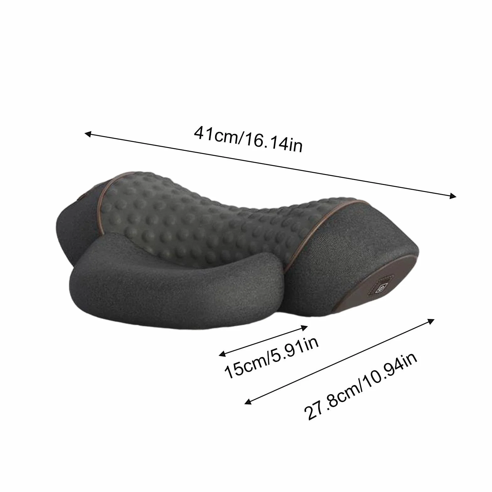 Fisiorest Massaggiatore per Il Collo 3 In1,Massaggiatore per Impastare per Testa Spalle Collo,Massaggio Profondo Rilassamento,con Calore&Trazione per Aiutare Dormire,Alleviare Dolore Muscolare&Tension