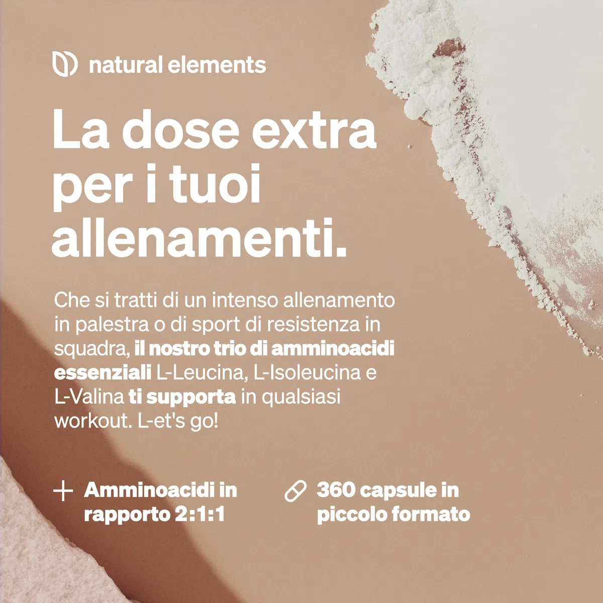 BCAA – 360 capsule in piccolo formato – amminoacidi essenziali leucina, isoleucina e valina – vegano, ad alto dosaggio, senza additivi – aminoacidi ramificati – testato in laboratorio