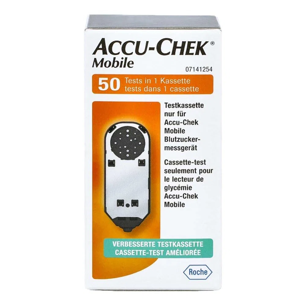 ACCU-CHEK 4026324 Mobile Test Cassette, 50 test, 100g