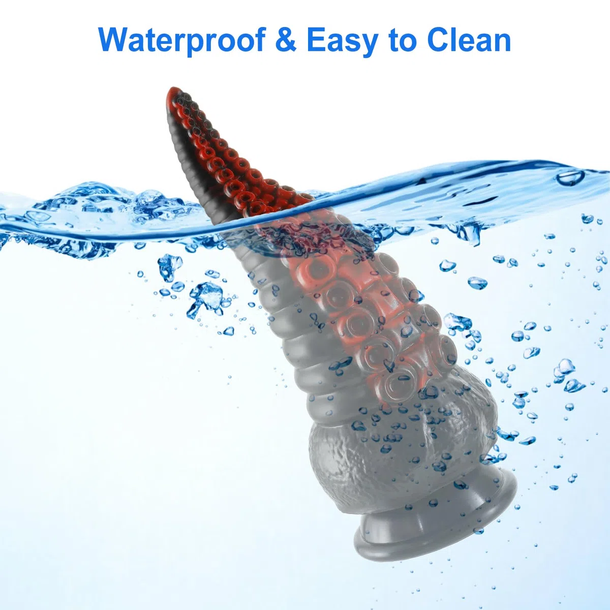 Dildo realistico con punto G a forma di tentacolo da 22 cm, dragone butt plug in silicone, grande dildo spesso con forte ventosa, giocattolo sessuale anale per adulti per donne, uomini e gay