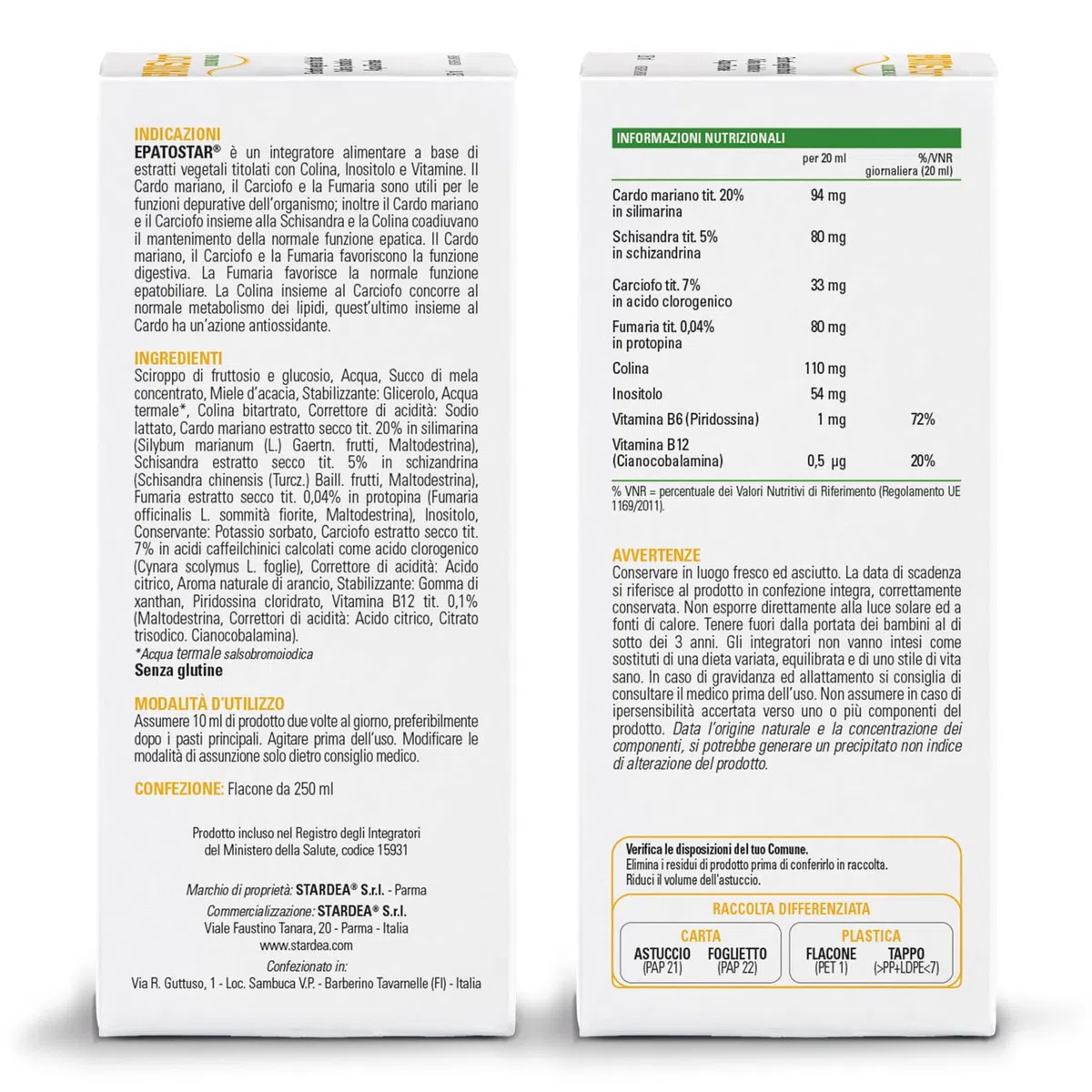 Epatostar® Soluzione Orale Stardea 250ml