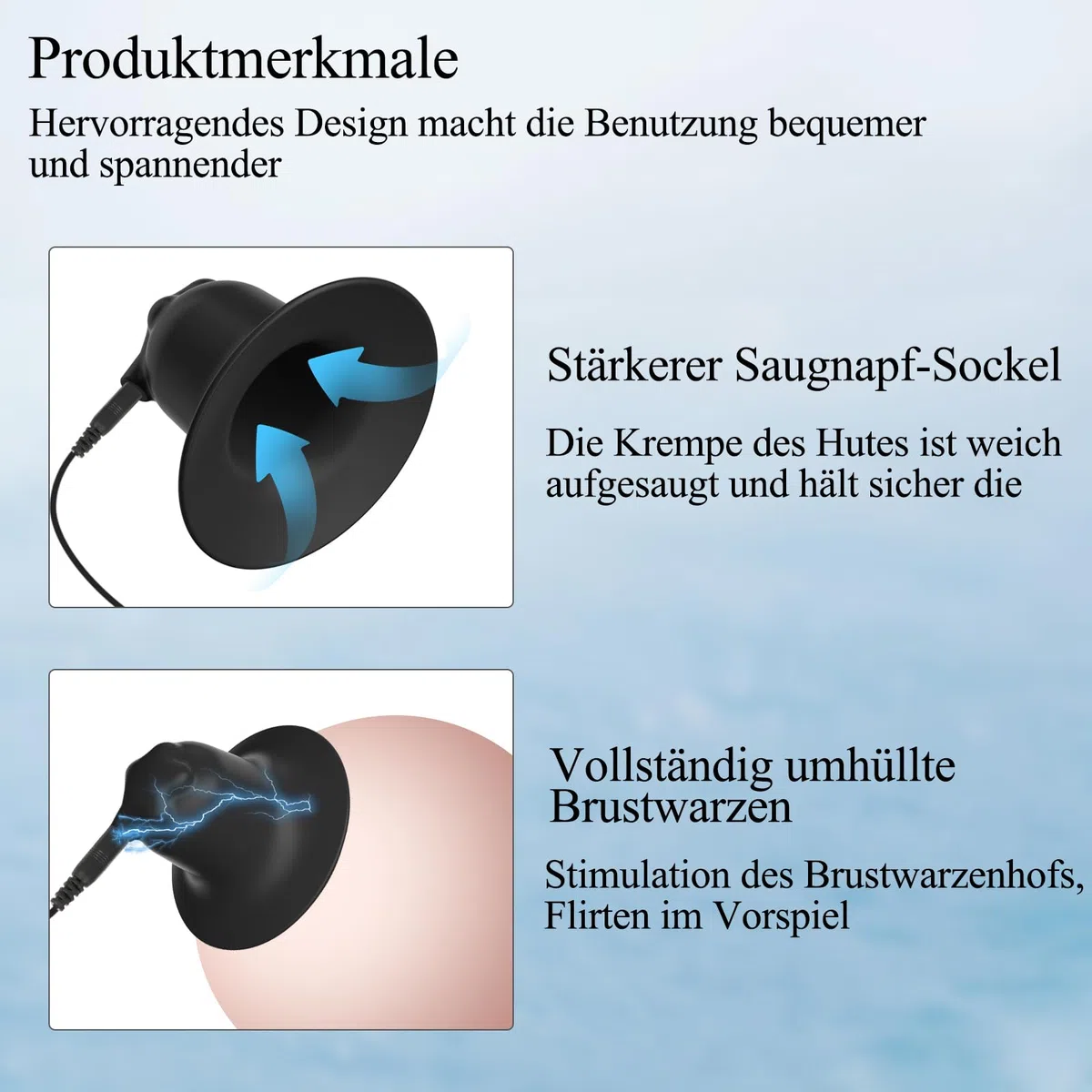 BDSMYEE Set di Giocattoli Elettrici per Capezzoli, Succhia Cloride Stimolatore per Donna con 19 Modalità, Morsetti per Capezzoli con Catena Giocattoli Sessuali SM Bondage