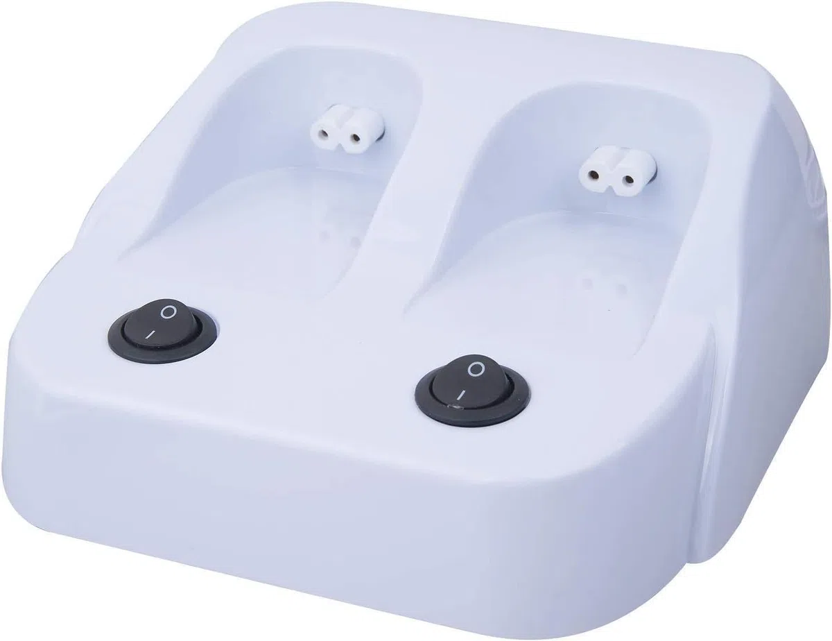 SQUADO - 2 Manipoli Scaldacera A Rullo Per Stick Ceretta Professionale Da 40 W, Depilazione Duratura con Ceretta a Rullo