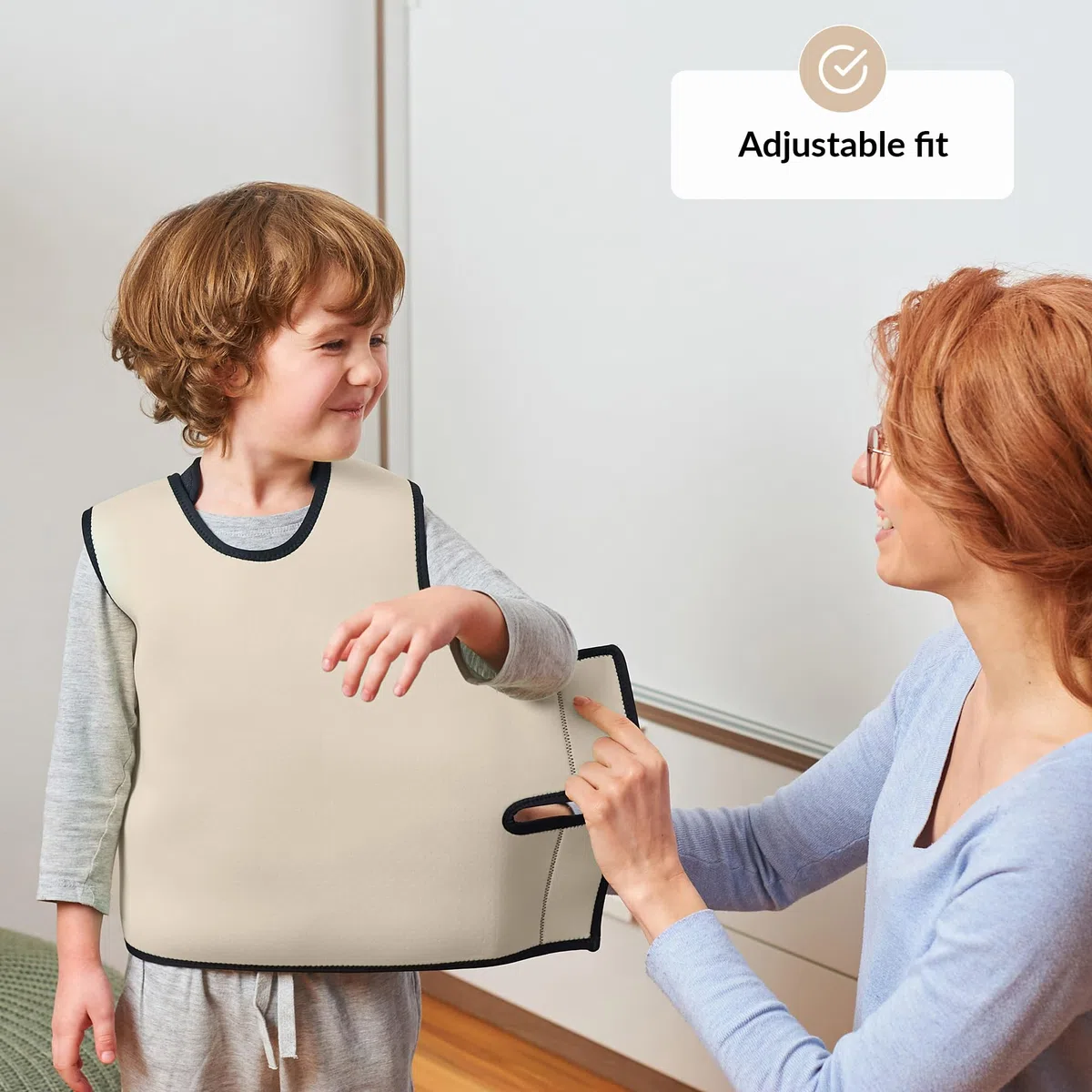 ODOXIA Gilet a compressione per bambini | Fornisce un comfort a pressione profonda | Strumenti ADHD per bambini | Abbigliamento sensoriale per autismo | Design confortevole | Compression Vest