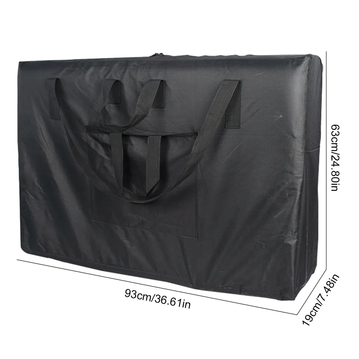 Borsa da massaggio per tavolo da massaggio, pieghevole, portatile, borsa per massaggi, borsa da massaggio, borsa da tavolo in tela con rotelle, fissaggio affidabile, borsa per il trasporto per tavolo
