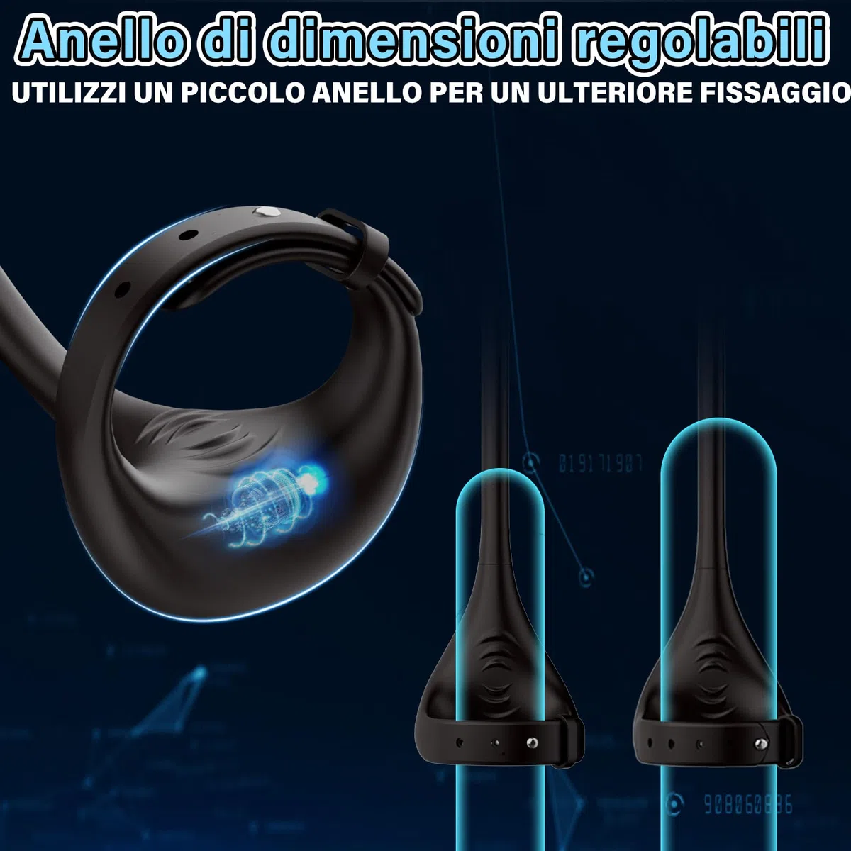 Anale Plug Vibratore per Uomini Sex toys - Anello del Pene Vibratori Giocattoli Sessuali Uomo Gay Coppie Sesso con 10 Modalità di Vibrazione e APP, Analesex Erotici Massaggiatore Prostata Stimolatore