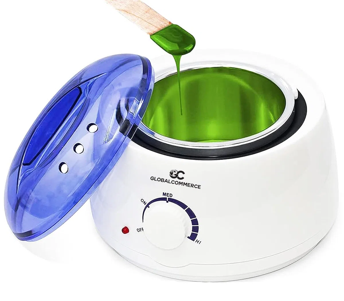 Scalda cera fornello elettrico per scaldare tutti i tipi di cera per depilazione con termostato e cestello in alluminio capacita di 400 ml circa MWS