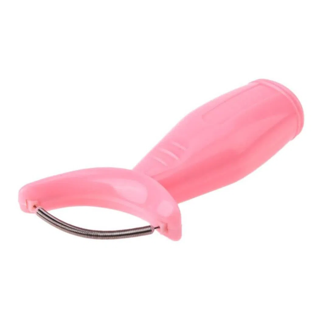 Rimozione dei peli facciali con filettatura a molla bacchetta per la depilazione manico ergonomico epilatore per peli facciali rimuove i peli dalla radice
