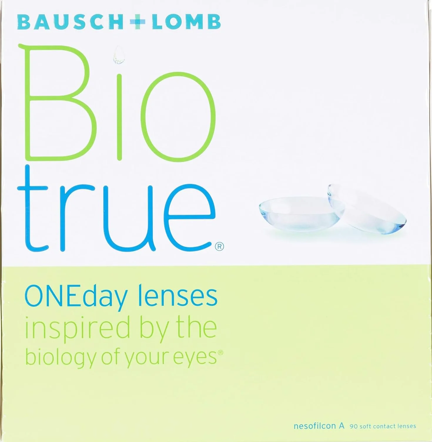 Biotrue ONEday Lenti a Contatto Giornaliere Correttive, 90 Lenti, BC 8.6 mm, DIA 14.2 mm, 6.0 Diopt