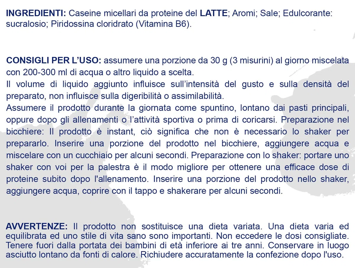 PROLABS PRIME CASEIN - 1 Kg - Vaniglia - Integratore alimentare di proteine del latte - Purissime caseine micellari - Crescita e mantenimento della massa muscolare