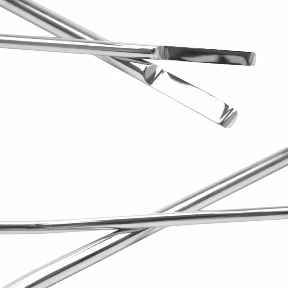 Roluck 3 pezzi in acciaio inossidabile sonde uretrali dilatatore spina del pene in metallo per uomini masturbazione giocattoli del sesso (M)