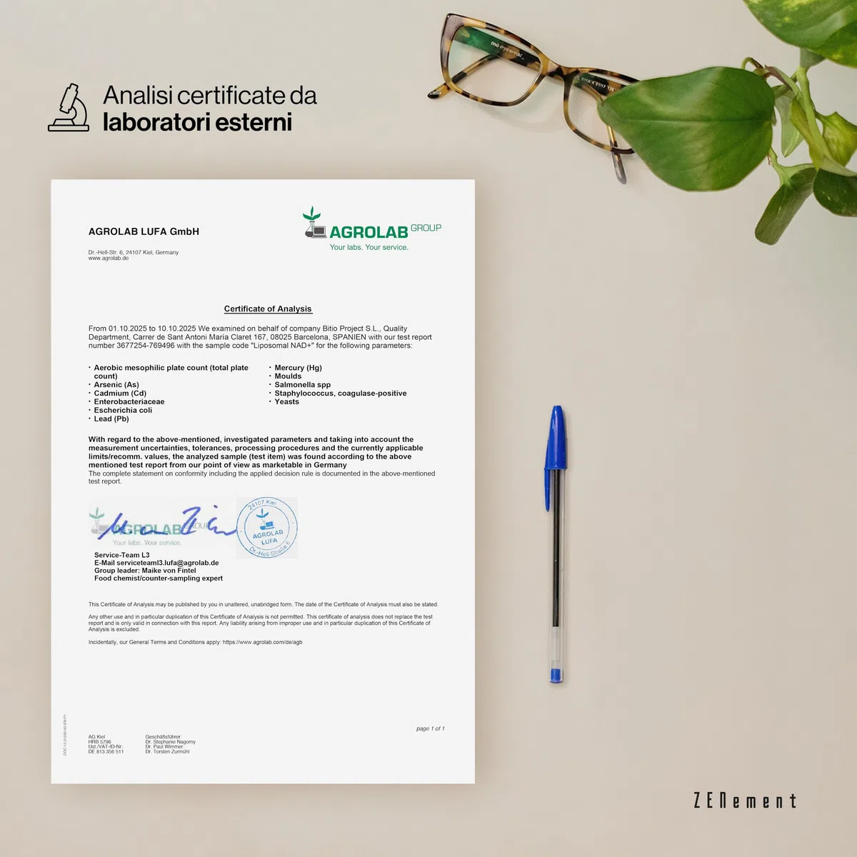 NAD+ Liposomiale 500 mg con Nicotinamide Riboside 250 mg, Niacina e Riboflavina – Doppia Formula con L-Triptofano – 90 Capsule Vegane a Rilascio Ritardato, 45 Giorni – Zenement