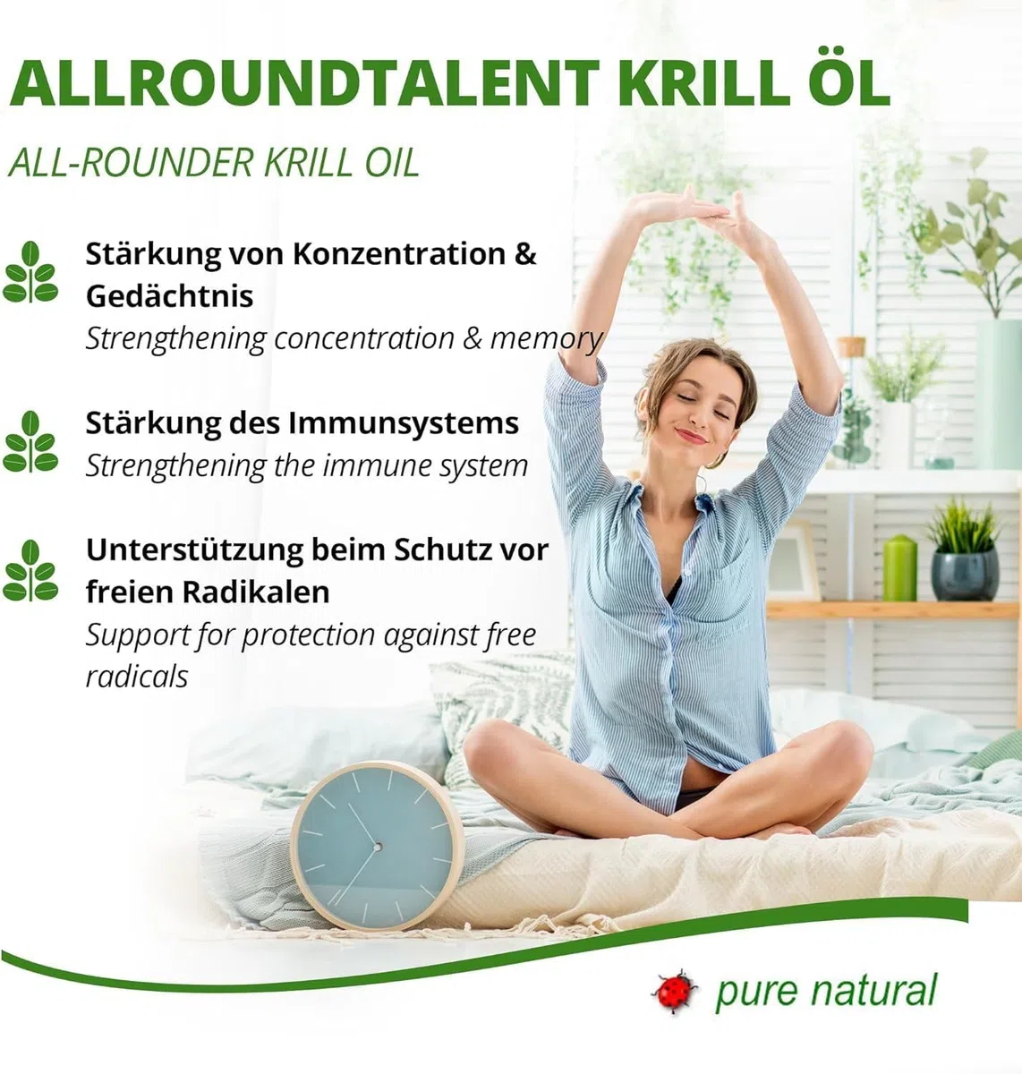 MoriVeda Olio di krill Superba Premium, capsule softgel, con rivoluzionario olio Omega 3, astaxantina esterificata, antiossidanti e vitamine, certificato MSC e sostenibile, 180 pezzi