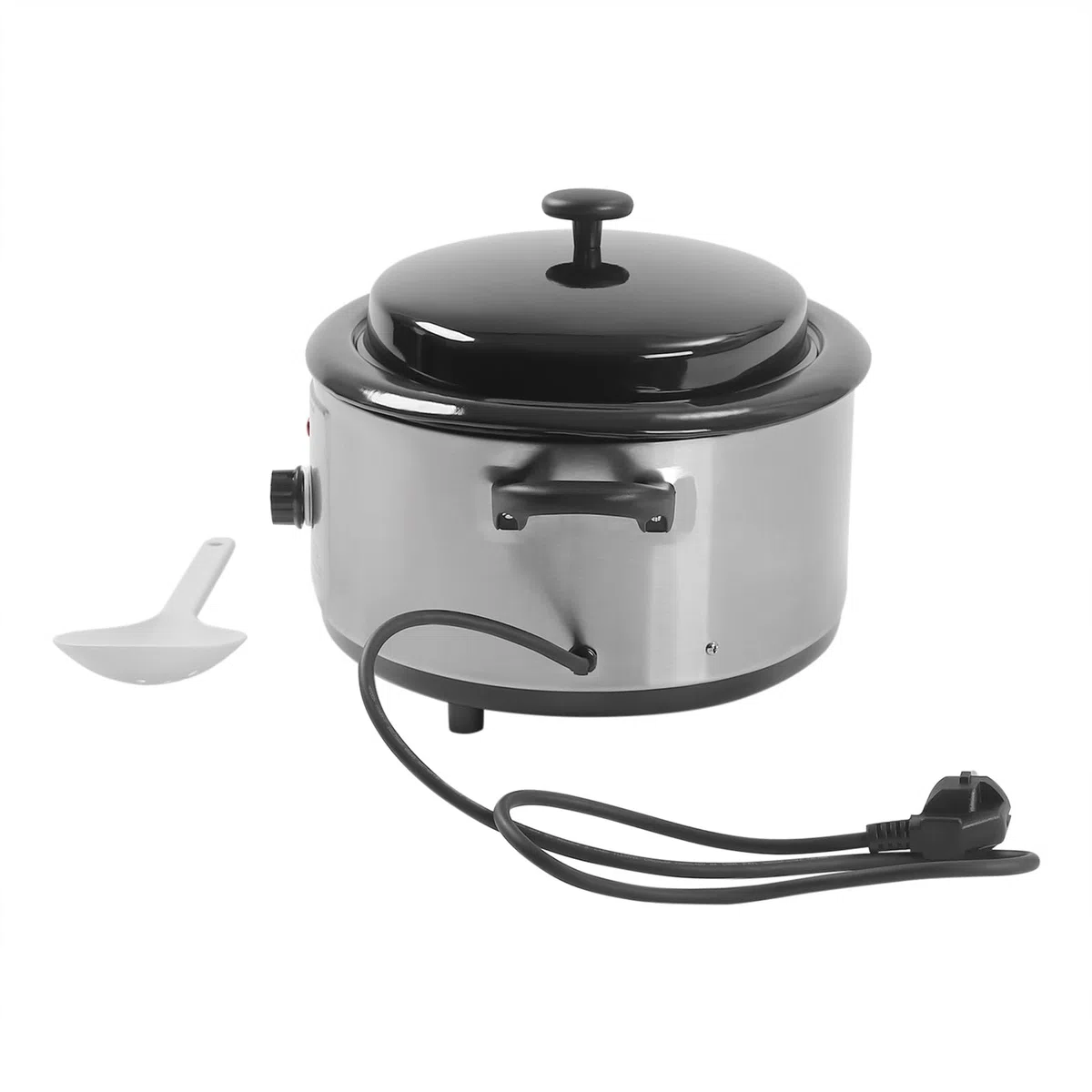 Hot Stone - Termoventilatore da 6 l, in acciaio inox, con unità di controllo digitale, conservazione automatica del calore per massaggi, terapia e cosmetici
