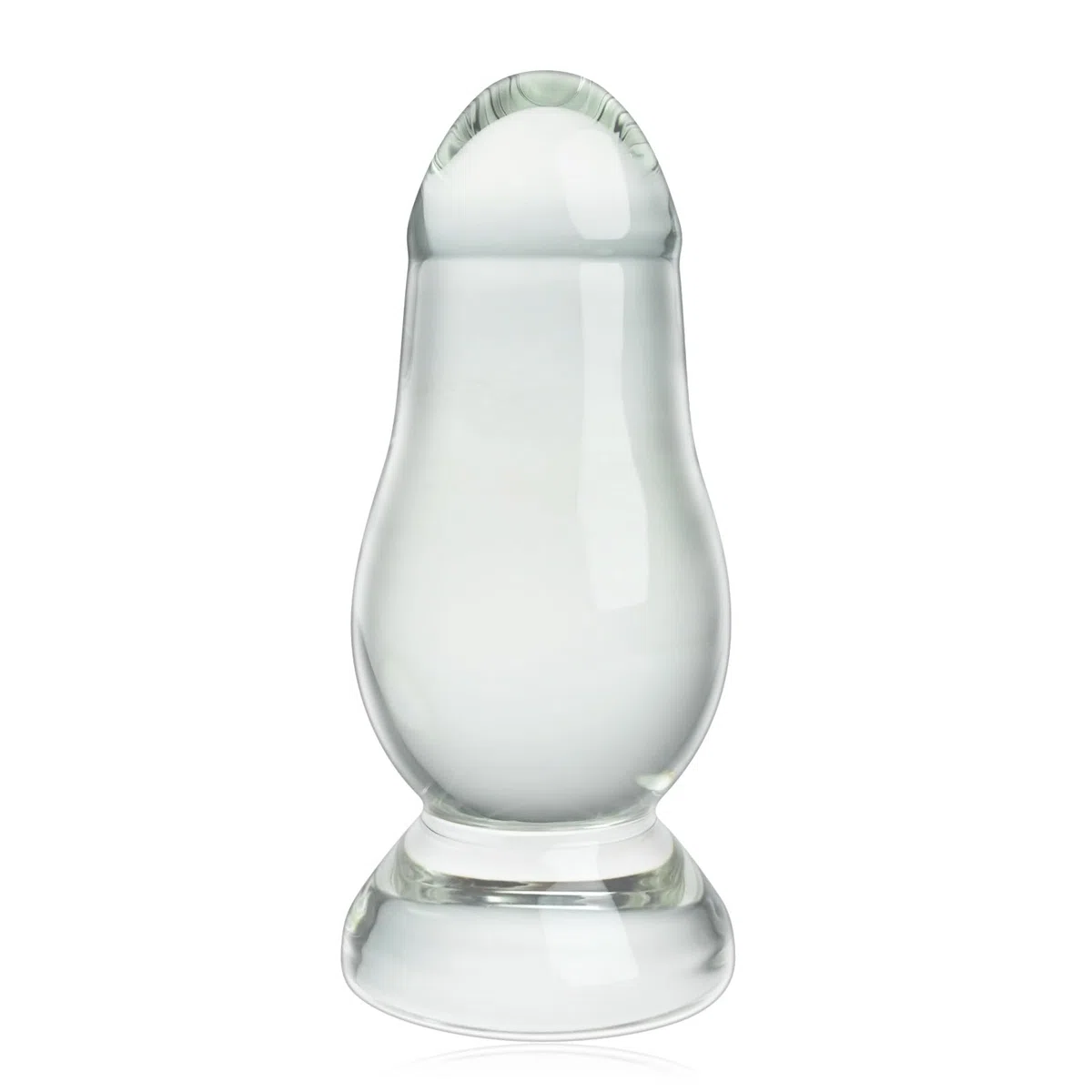 SXOVO Plug Anale in Vetro Dildo Anale di Cristallo Plug Anali Grande e Spesso per Massaggio Prostatico Dilatatore Anale Masturbatore Toys Sessuali Sex Toy per Donna Uomo Coppie (M)