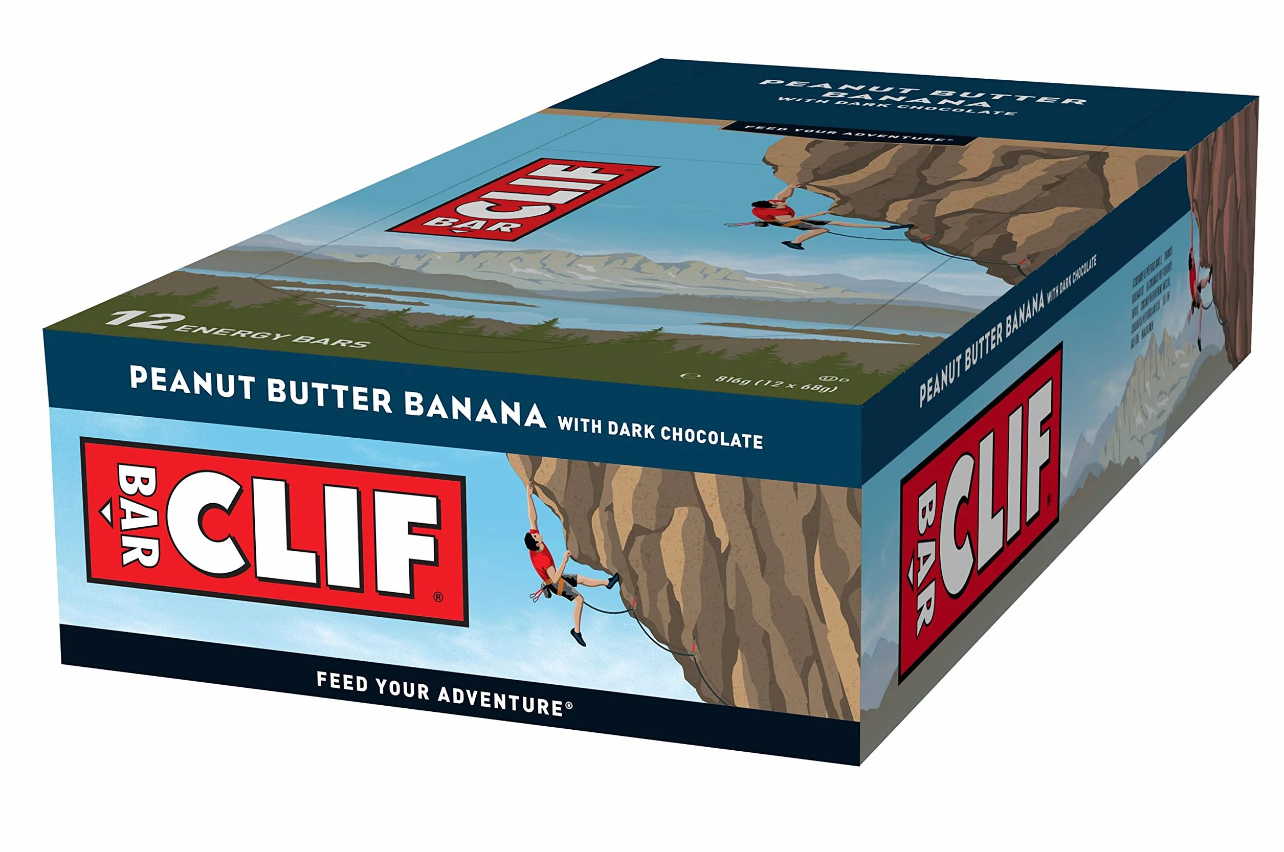 Clif Energy Bar 68gr X 12 Bars Peanut Butter Banana