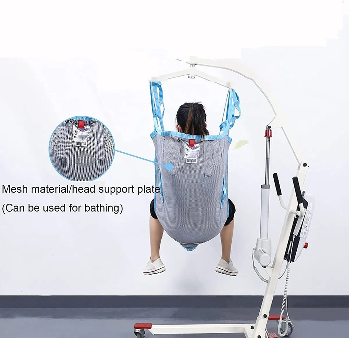 Imbracatura per Sollevatore Disabili - Imbracatura Standard per Sollevapersone con Apertura Comoda per Bariatrica, Assistenza Infermieristica, Anziani, Disabili Medium