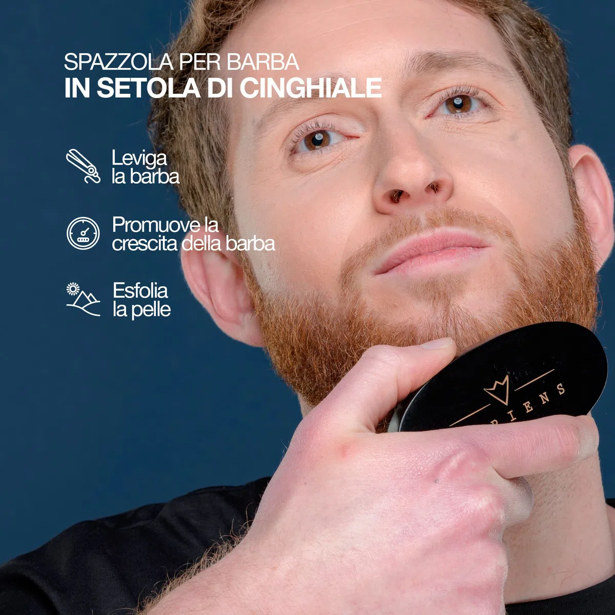 Kit Barba Uomo Sapiens Barbershop - Set Cura Barba Barba con Olio Barba e Balsamo Barba Biologico 100% Naturale Certificato ECOCERT, Pettine barba, Spazzola barba, Forbici, Borsa - Fatto in Francia