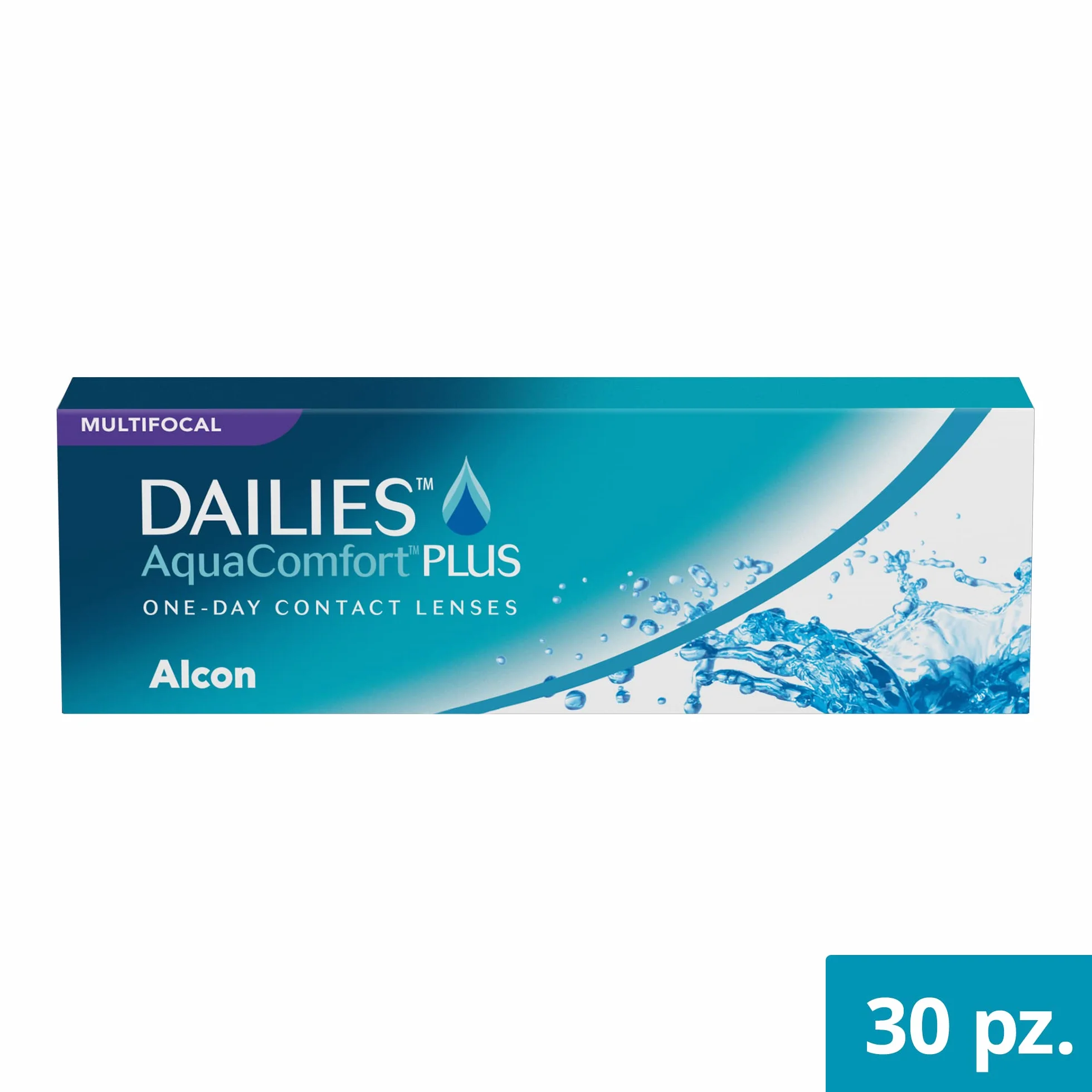 Dailies AquaComfort Plus Multifocal lenti a contatto giornaliere, confezione da 30 lenti / BC 8.7 mm / DIA 14.0 mm / ADD HIGH / +1.75 diottria