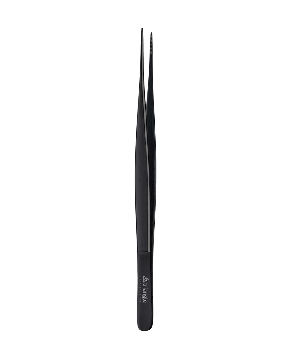 triangle Präzisionspinzette gerade, 15 cm schwarz