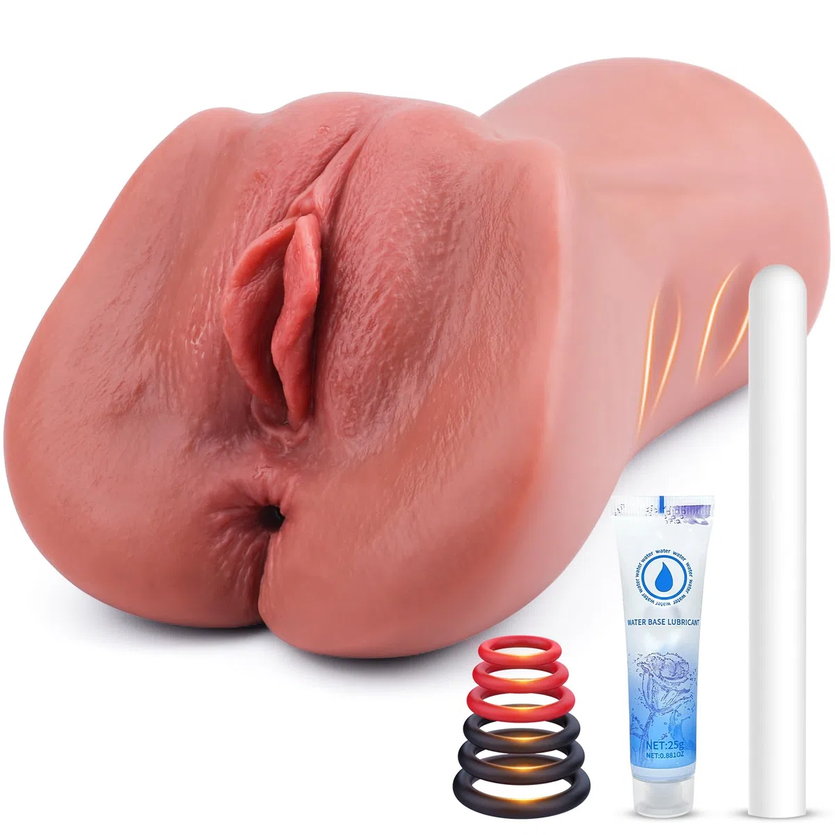 742G 3IN1 Realistico Masturbatore Uomo, Sex Toys Realistico Masturbarsi con 3D Vagina Finta Anale Pompino Giocattolo Del Sesso per Gli Uomini, Sexy Shop Hot Oggetti Sex Toysper per Uomini Sex Toy Uomo
