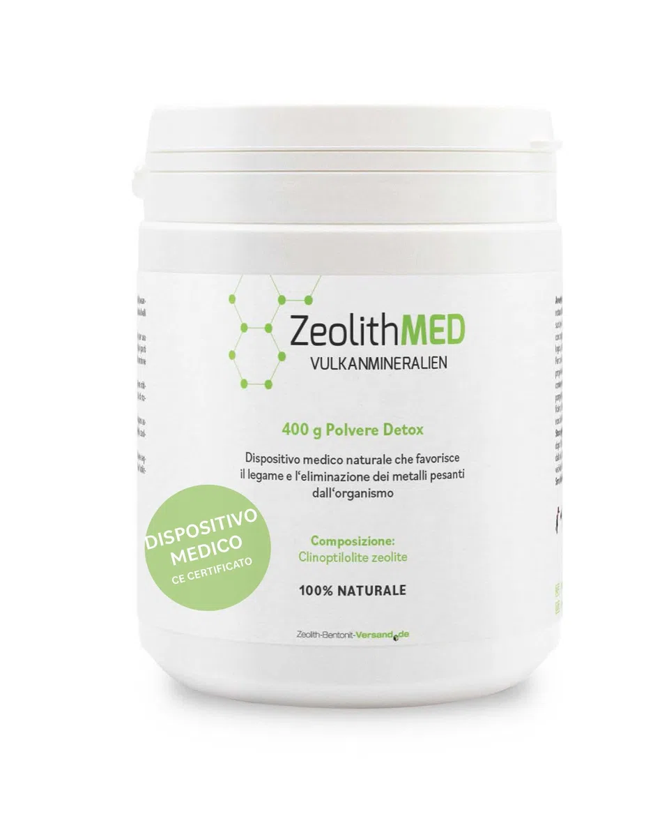 Zeolite MED Detox-Polvere 400g Dispositivo Medico CE